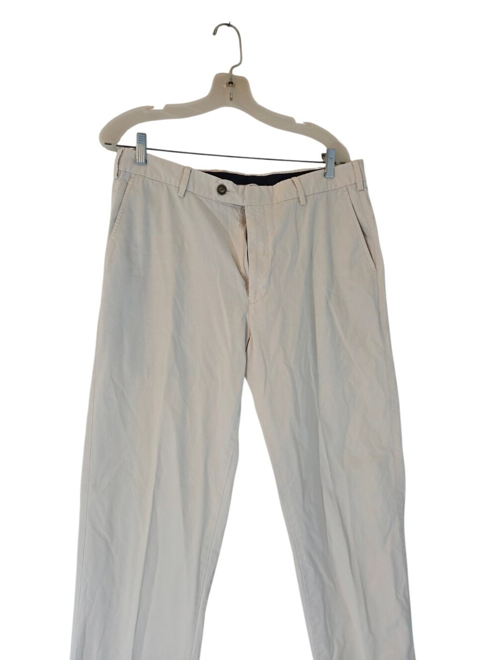 Peter Millar Beige/Tan Chinos with Navy Waistband Sze 35